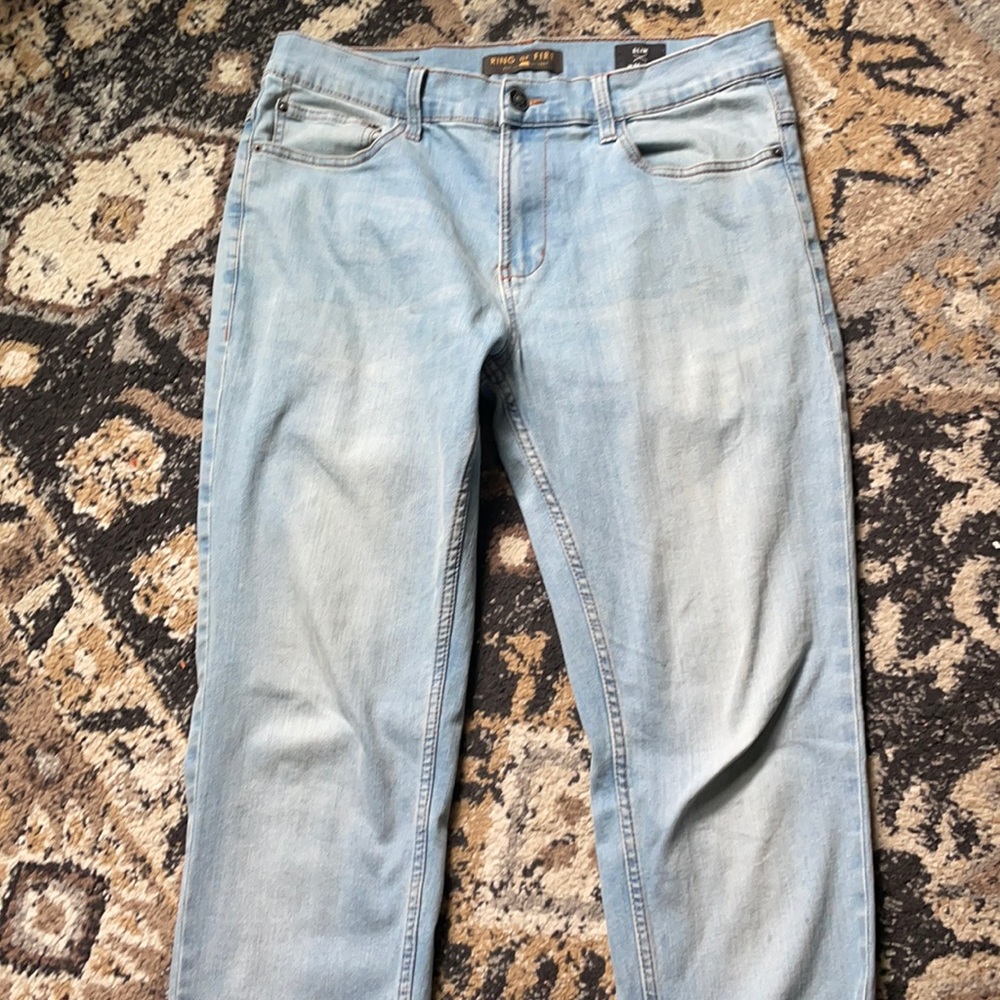 Light blue slim jeans